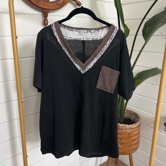 POL mixed media tee shirt - Picture 1 of 2